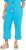 Ulla Popken Muslin Elastic Waist Culottes Blue - Дамски Дънки & Панталони в Големи Размери – Plus Size - 