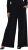 Ulla Popken Wide Leg Elastic Waist Glitter Pants Black - Дамски Дънки & Панталони в Големи Размери – Plus Size - 