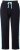 Ulla Popken Side Stripe Elastic Waist Joggers Black - Дамски Дънки & Панталони в Големи Размери – Plus Size - 