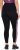 Ulla Popken Quick Drying Botanical Print Sport Leggings Black - Дамски Дънки & Панталони в Големи Размери – Plus Size - 
