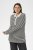 Kaffe Curve Miana Long Sleeve Polo Chalk with Black Stripe - Поло тениски - 