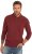 JP1880 Polo Shirt Long Sleeve Piqué Red - Поло тениски - мъжки тениски с яка големи размери