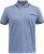 D555 Talbot Pique with Jacquard Collar Polo Shirt Blue - Поло тениски - мъжки тениски с яка големи размери