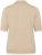 Kaffe Curve Lizzy Contrast Knitted Polo Feather Grey Melange - Поло тениски - 