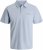Jack & Jones Brandon Short Sleeve Polo Blue - Поло тениски - мъжки тениски с яка големи размери
