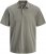 Jack & Jones Blaze Short Sleeve Polo Grey - Поло тениски - мъжки тениски с яка големи размери