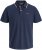 Jack & Jones Blaze Short Sleeve Polo Navy - Поло тениски - мъжки тениски с яка големи размери