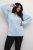 Kaffe Curve Lini Knit Пуловер Celestial Blue - Суичъри & cуичъри с качулка - 