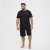 North Latitude Pyjama Shorts Black - Пижами - мъжки пижами големи размери