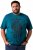 Men Plus T-Shirt Short Sleeve Lagoon Green - Тениски - мъжки тениски големи размери