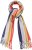 Ulla Popken Ombre Rainbow Stripe Scarf Night Blue - Аксесоари - 