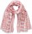 Ulla Popken Striped Statement Scarf Neon Red - Аксесоари - 