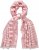 Ulla Popken Striped Statement Scarf Neon Red - Аксесоари - 