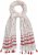 Ulla Popken Dot Print Tassel Accent Scarf Red - Аксесоари - 