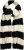 Ulla Popken Ribbed Striped Scarf Snow White - Аксесоари - 