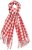 Ulla Popken Houndstooth Fringed Hem Scarf Salsa - Аксесоари - 