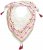 Ulla Popken Tassel Embroidery Scarf Snow White - Аксесоари - 