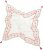 Ulla Popken Tassel Embroidery Scarf Snow White - Аксесоари - 