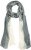 Ulla Popken Two Tone Scarf Grey - Аксесоари - 