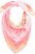 Ulla Popken Square Tie Dye Scarf Light Pink - Аксесоари - 
