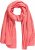 Ulla Popken Muslin Scarf Dark Coral - Аксесоари - 