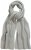 Ulla Popken Garter Stitch Knit Scarf Light Grey Melange - Аксесоари - 