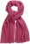 Ulla Popken Garter Stitch Knit Scarf Pink - Аксесоари - 