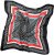 Ulla Popken Silk Scarf Black - Аксесоари - 