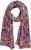 Ulla Popken Pepper Print Scarf Coral - Аксесоари - 