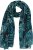 Ulla Popken Leaf Dot Scarf Navy - Аксесоари - 