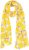 Ulla Popken Lemon Print Scarf Sun Yellow - Аксесоари - 