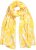 Ulla Popken Circle Print Scarf Yellow - Аксесоари - 