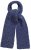 Ulla Popken Marled Mix Yarn Wool Blend Scarf Deep Aqua - Аксесоари - 