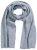 Ulla Popken Ribbed Knit Scarf Light Grey Melange - Аксесоари - 