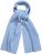 Ulla Popken Ribbed Knit Scarf Blue - Аксесоари - 
