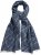 Ulla Popken Smyle Reversible Scarf Navy - Аксесоари - 