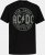 JP1880 AC/DC Graphic Comfort Fit Band T-Shirt Black - Тениски - мъжки тениски големи размери