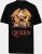 JP1880 Queen Graphic Comfort Fit Band T-Shirt Black - Тениски - мъжки тениски големи размери