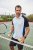 JP1880 FLEXNAMIC® QuickDry Tennis Polo Black-White-Blue - Спортни дрехи & Връхно облекло - мъжки спортни екипи големи размери