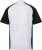 JP1880 FLEXNAMIC® QuickDry Tennis Polo Black-White-Blue - Спортни дрехи & Връхно облекло - мъжки спортни екипи големи размери