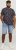 Jack & Jones Rick Original Shorts Blue Denim - Шорти - мъжки къси панталони големи размери