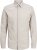 Jack & Jones Breeze Linen Blend Long Sleeve Shirt Crockery - Ризи - мъжки ризи големи размери