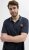 Jack & Jones Hudson Short Sleeve Polo Dark Navy - Поло тениски - мъжки тениски с яка големи размери