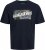 Jack & Jones Hawaii Shape Crew Neck T-Shirt Navy - Тениски - мъжки тениски големи размери