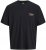 Jack & Jones Botaniq Crew Neck T-Shirt Black - Тениски - мъжки тениски големи размери