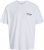 Jack & Jones Botaniq Crew Neck T-Shirt Bright White - Тениски - мъжки тениски големи размери