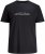 Jack & Jones Lavance Crew Neck T-Shirt Black Beauty - Тениски - мъжки тениски големи размери