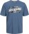 Jack & Jones Hawaii Shape Crew Neck T-Shirt Blue - Тениски - мъжки тениски големи размери