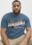Jack & Jones Hawaii Shape Crew Neck T-Shirt Blue - Тениски - мъжки тениски големи размери
