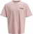 Jack & Jones Fold Crew Neck T-Shirt Tickled Pink - Тениски - мъжки тениски големи размери